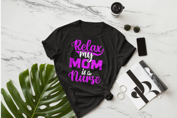 Best Mom and Nurse T-shirt Design: Graphics and Print Templates