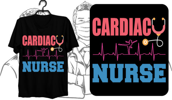 Cardiac Nurse Graphics for T-Shirt Designs