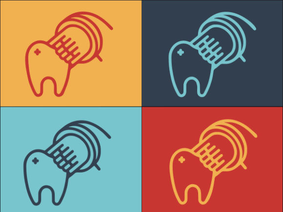 Electric Toothbrush Medical Graphics and Logos