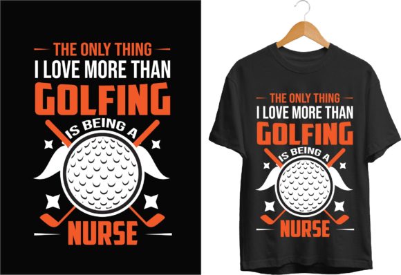 Golf Nurse Graphics & T-Shirt Designs