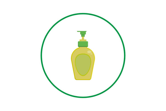 Medical Icon Liquid Hand Soap Design Art