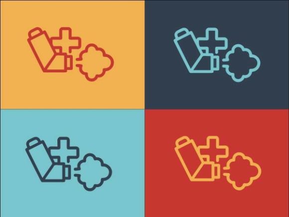 Medical Inhaler: Graphics and Logos for Modern Design