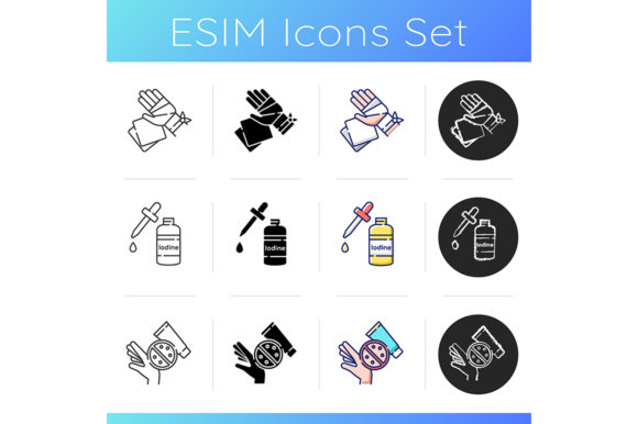 Medical Supplies Icons Set: Graphics and Icons for Real Projects