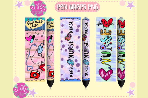 Nurse Life Pen Wraps, Pharmacy Tech Graphics