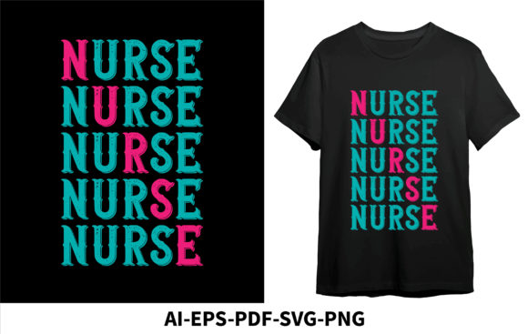 Nurse, Nurse T-shirt Design Graphics
