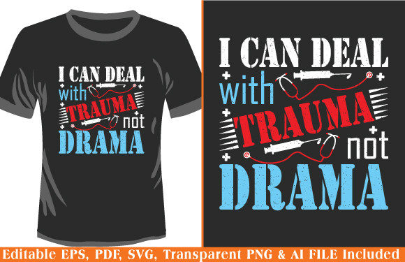 Nurse T-shirt Design I Can Deal With