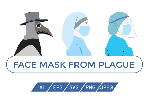 Plague Mask Medical Mask Illustration Graphics