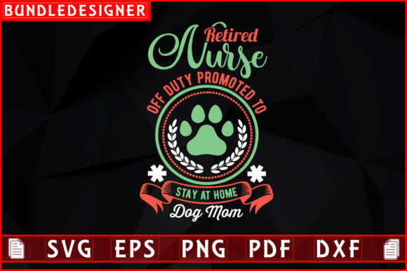 Retired Nurse off Graphics & Print Templates