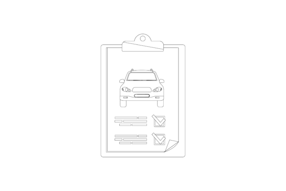 Test Medical Car Outline Graphics