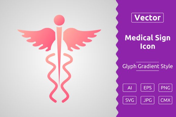 Vector Medical Sign Gradient Icon Graphics and Icons